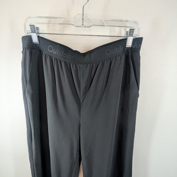 Outdoor Voices Black Joggers Size Large Minimalist Workout Casual Athletic - Picture 3 of 7